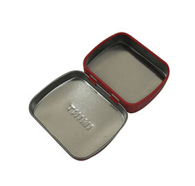 China caixa pequena retangular exterior impressa 4C da lata do chocolate com tampa gravada fornecedor