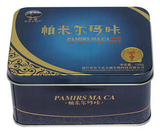 China O recipiente gravado da lata do metal do produto comestível, CYMK imprimiu a caixa da lata fornecedor